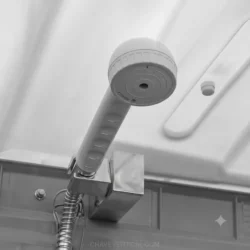 WC Portátil Híbrido com Chuveiro SIRL SWC EVO Montado