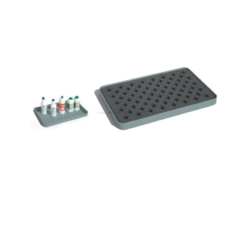 Bacia de Retenção para Frascos ND 635x410x50 mm Polietileno Bacia de Retenção para Frascos ND 635x410x50 mm Polietileno