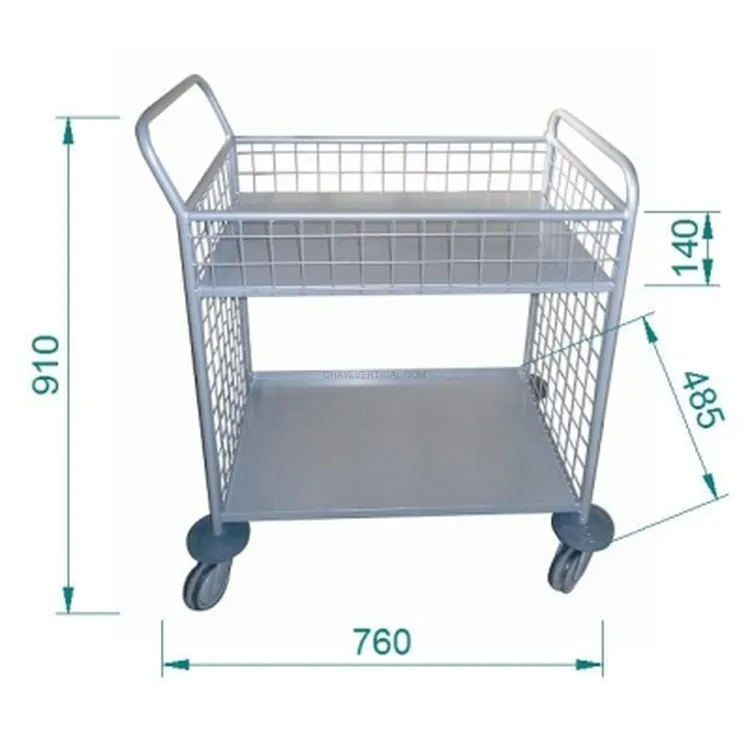 Carro de Distribuição ND 250 kg 760x485x910 mm