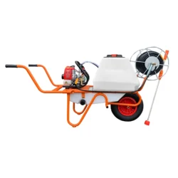 Carro Pulverizador 80 L BRICOFERR 26 CC 50 M com Enrolador