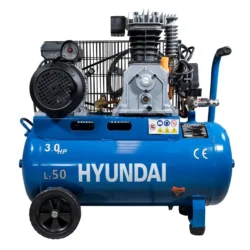 Compressor de Correias Monofásico HYUNDAI 50 L 3 HP 10 Bar