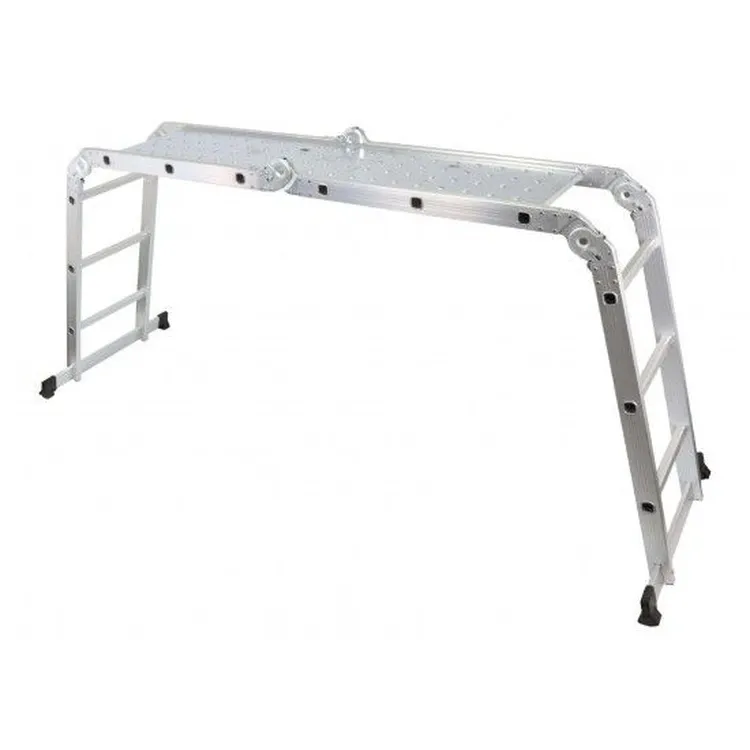 Escada Multiusos Articulada com Plataforma MADER 4x3 Degraus 3,70 M
