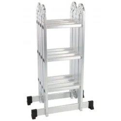 Escada Multiusos Articulada com Plataforma MADER 4x3 Degraus 3,70 M