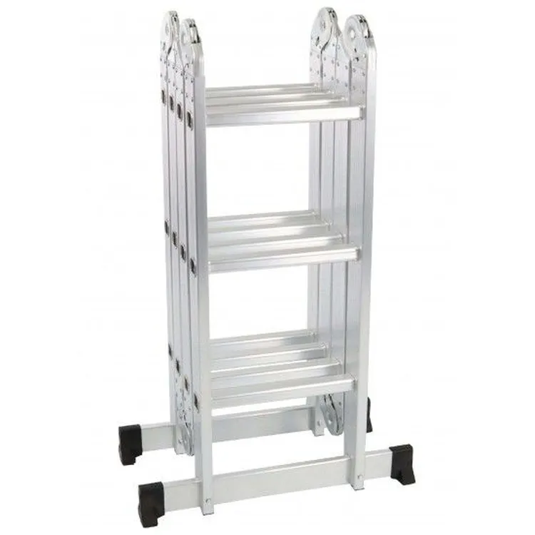Escada Multiusos Articulada com Plataforma MADER 4x3 Degraus 3,70 M