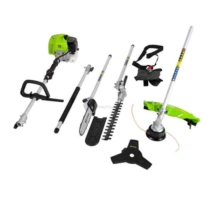 Conjunto de Manutenção de Jardim Multifunções ZIPPER 1450W 51.7cc
