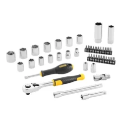 Jogo de Chaves de Caixa 3/8" STANLEY 45 Peças