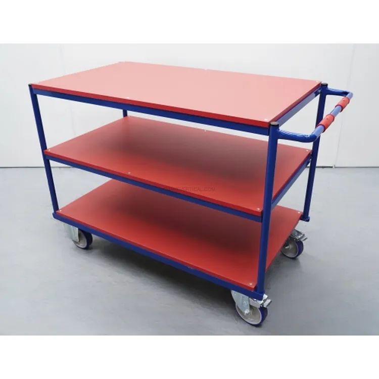 Mesa Rolante ND 3 Prateleiras 1210x710x950 mm