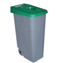 Recipiente de Reciclagem Verde com Abertura ND 110 L 420x570x880 mm