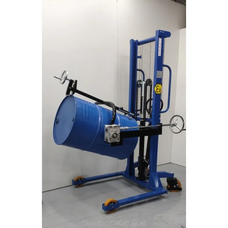 Stacker Rotador de Bidões ATEX ND 350 kg Stacker Rotador de Bidões ATEX ND 350 kg