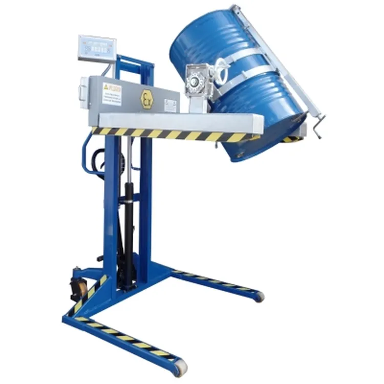 Stacker Rotador de Bidões ATEX ND 400 kg com Pesagem