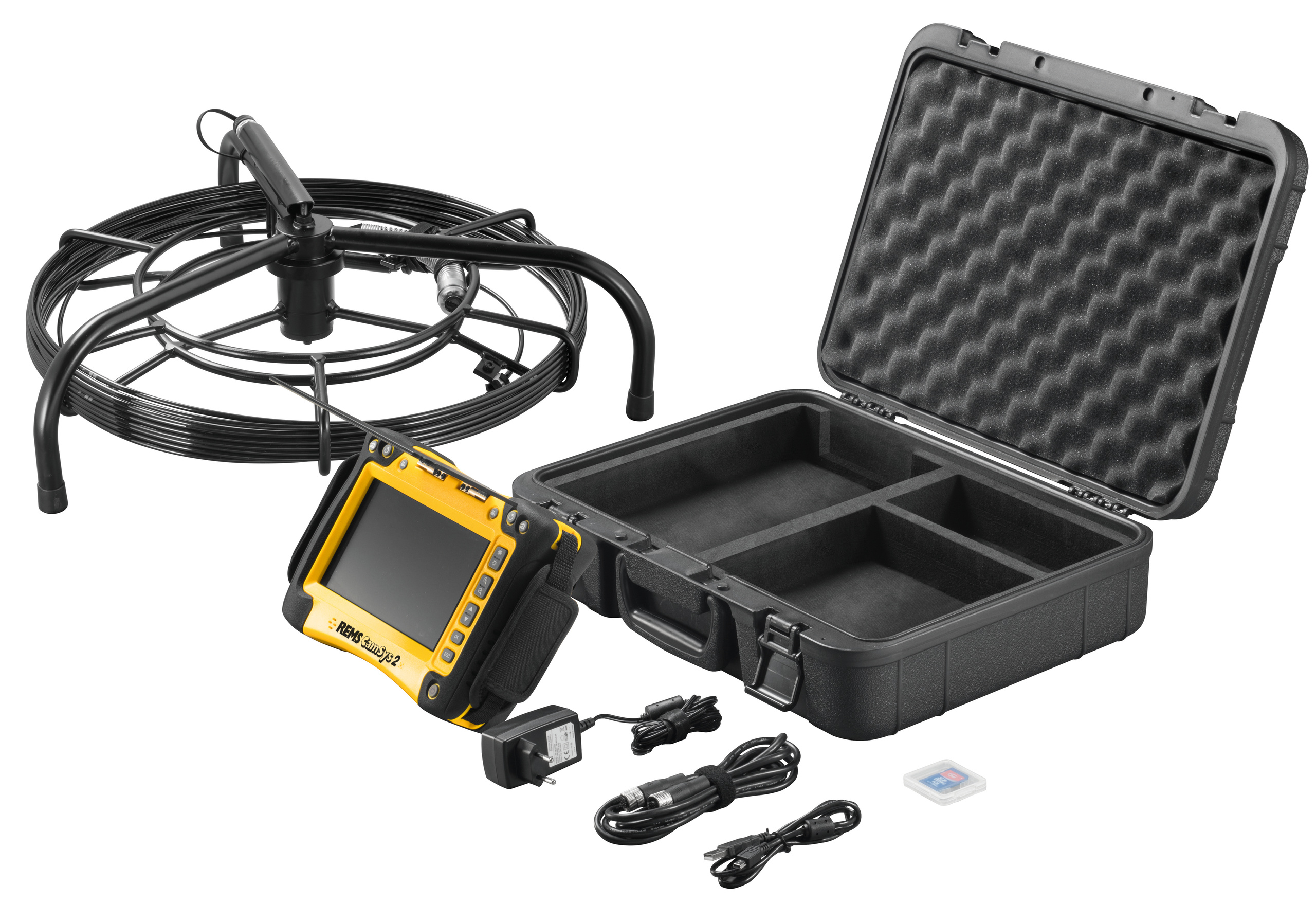 Sistema de Inspeção REMS CamSys 2 S-Color 20 H Câmara Ø 25 MM Cabo 20 M
