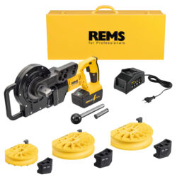 Curvadora de Tubos a Bateria REMS Curvo 22V Set 20+25+32