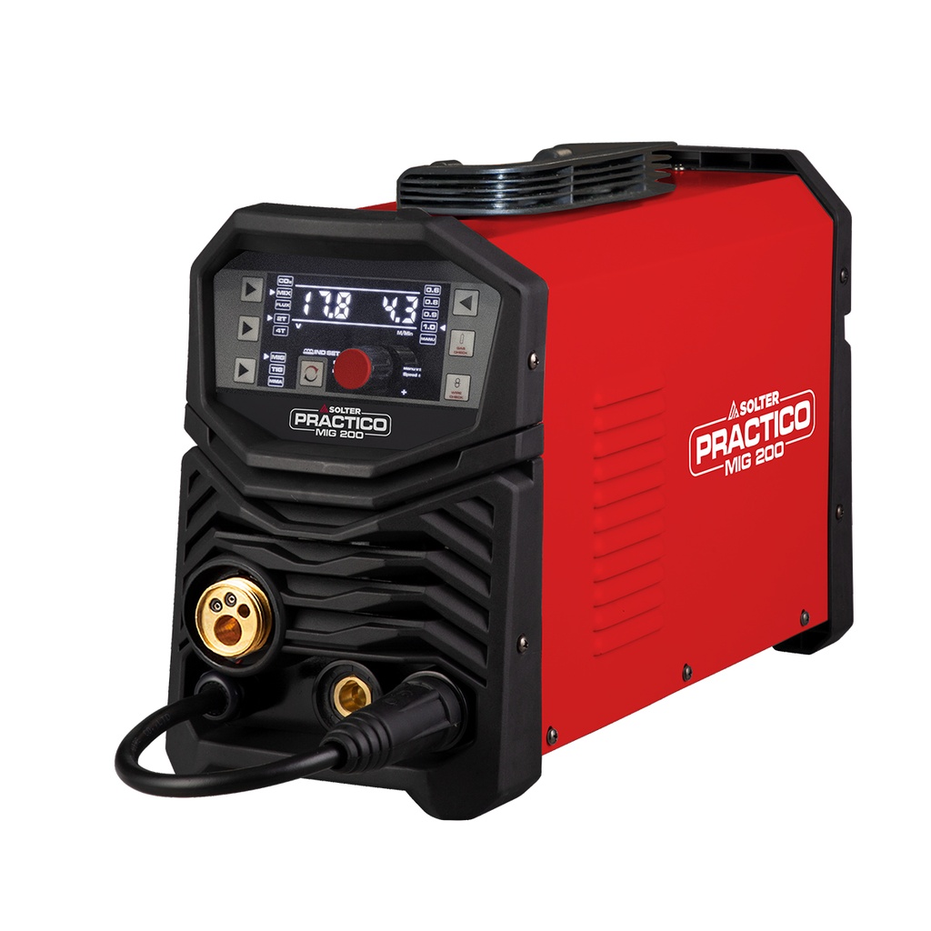Inverter Multiprocesso SOLTER PRACTICO MIG 200 LD 200 A