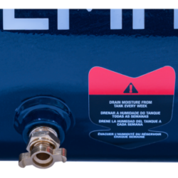Compressor de Pistão Coaxial CHEMITOOL 24 L 2 HP 10 BAR