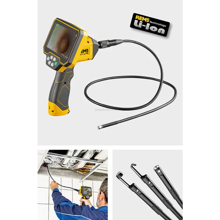 Câmara Endoscópio REMS CamScope HD Set 5 POL 1080P com Cabo 1 M