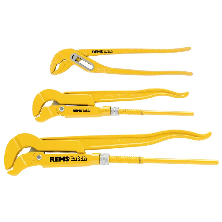 Conjunto de Alicates para Tubos REMS Catch S 1″ + S 1½” + W 240