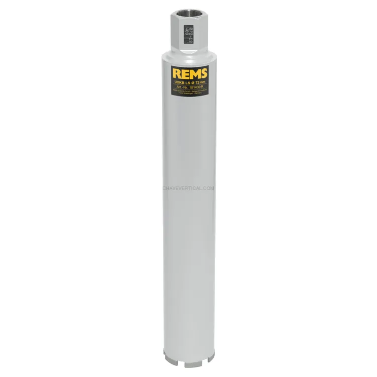 Coroa Diamantada REMS UDKB LS 72 x 420 MM UNC 1 1/4 Coroa Diamantada REMS UDKB LS 72 x 420 MM UNC 1 1/4