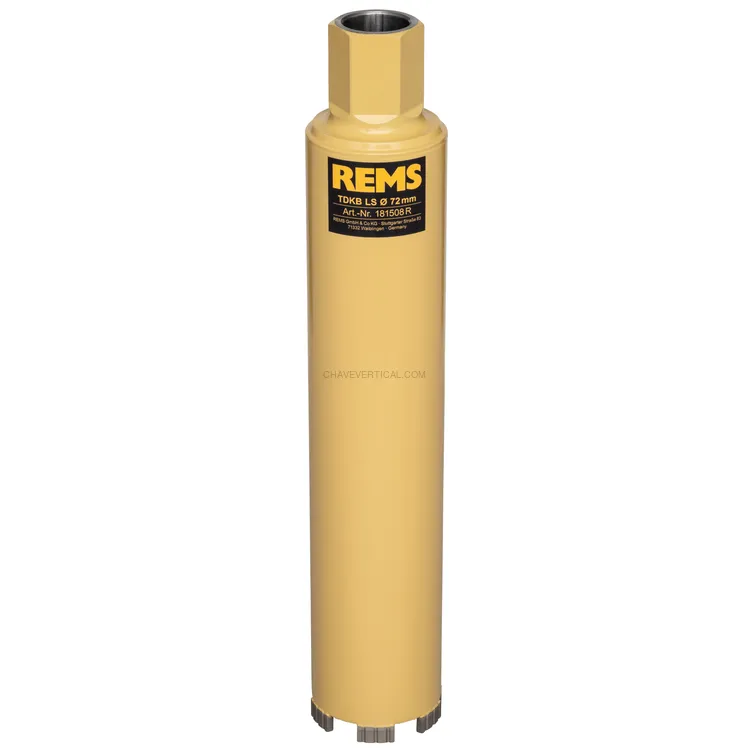 Coroa Diamantada Seca REMS TDKB LS 72 x 320 MM UNC 1 1/4