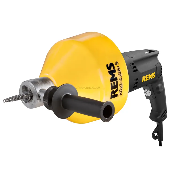 Desentupidora Elétrica de Tubos REMS Mini-Cobra S VE Ø 20–50 (75) MM 630 W 950 RPM