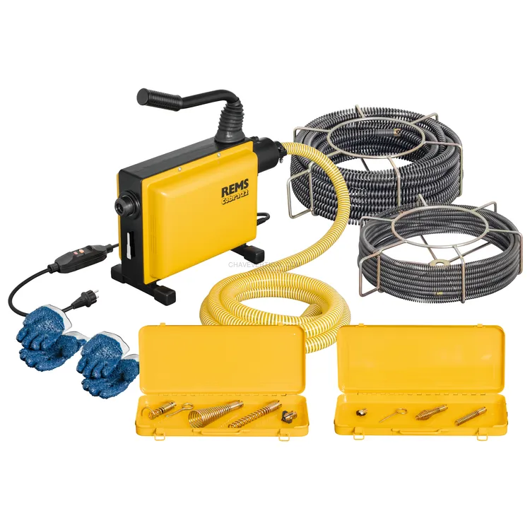 Desentupidora Elétrica REMS Cobra 22 Set 16+22 até 70 M 740 RPM 750 W