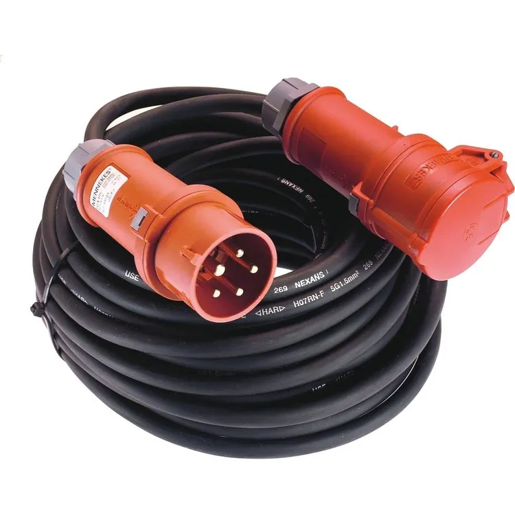 Extensão Elétrica Trifásica AS SCHWABE H07RN-F 25 m 5G2,5 mm² 400 V