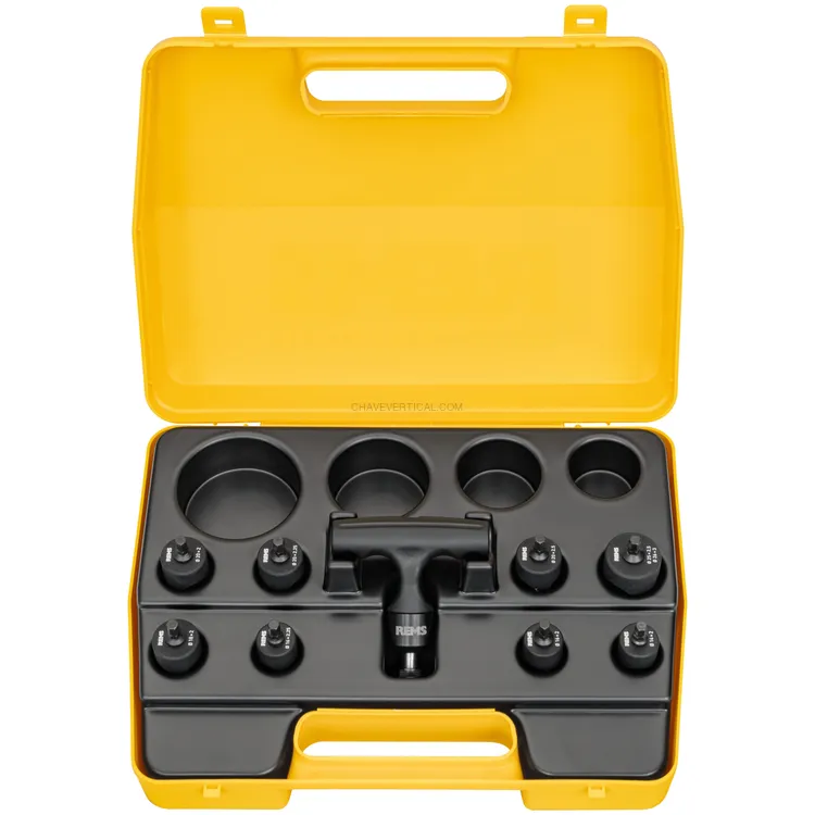 Ferramenta de Calibração e Rebarbação REMS KaliGrat E Set Allround 26 Ø 14–26 MM Ferramenta de Calibração e Rebarbação REMS KaliGrat E Set Allround 26 Ø 14–26 MM
