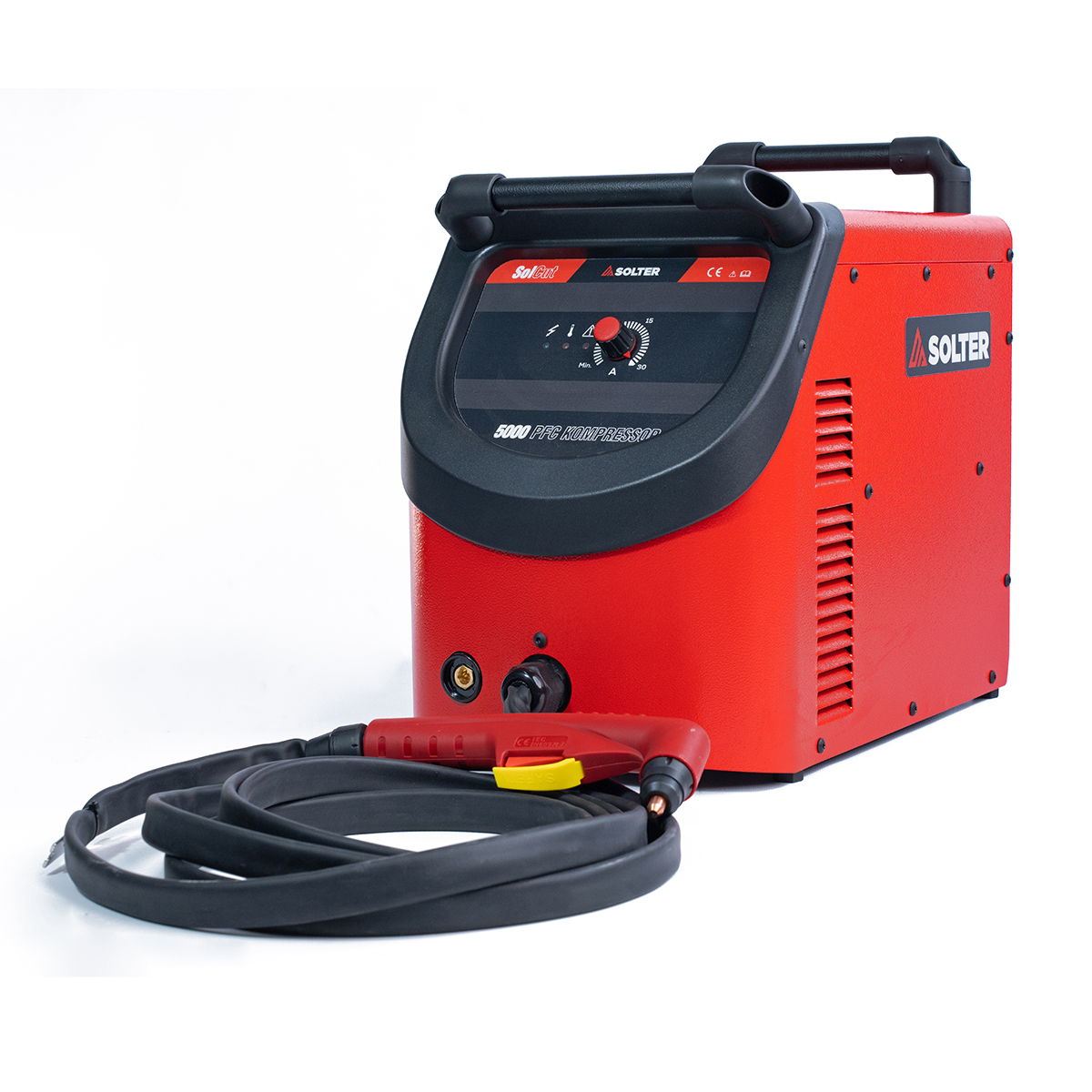 Cortador por Plasma SOLTER SOLCUT 5000K PFC 30 A com Compressor