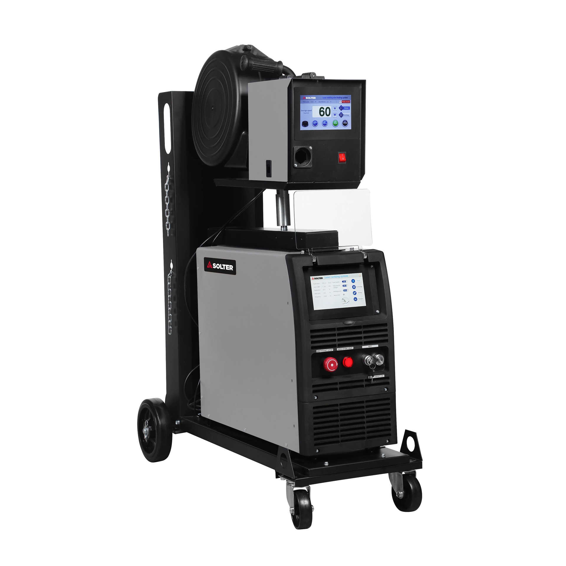 Soldador Laser SOLTER SOLBEAM 1.5 kW AIR 4 em 1