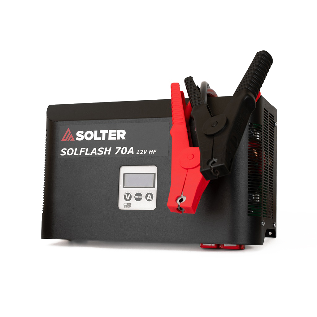 Carregador de Bateria SOLTER SOLFLASH 70A 12V HF Carregador de Bateria SOLTER SOLFLASH 70A 12V HF