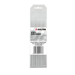 Elétrodos de Tungsténio Branco SOLTER 0,8% Zircónio