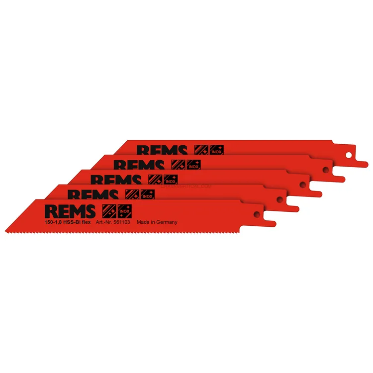Lâmina de Serra REMS 150-1,8 Pack 5 Unidades para Serras de Sabre