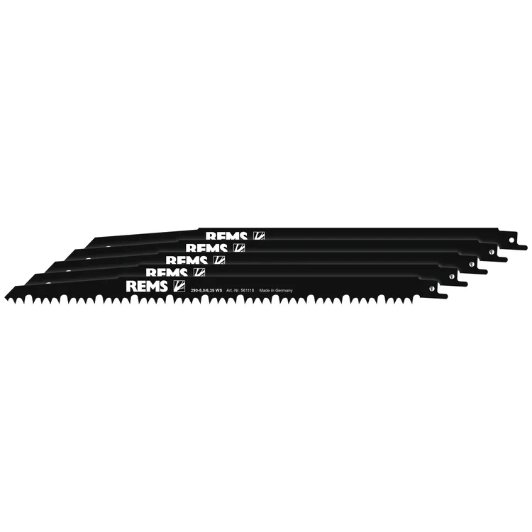 Lâmina de Serra REMS 290-5,0/6,35 Pack 5 Unidades para Serras de Sabre