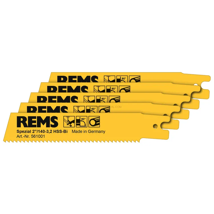 Lâmina Especial REMS 2 POL/140-3,2 Pack 5 Unidades para Serras de Sabre