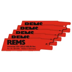 Lâmina Universal REMS 100-1,8/2,5 Pack 5 Unidades para Serras de Sabre