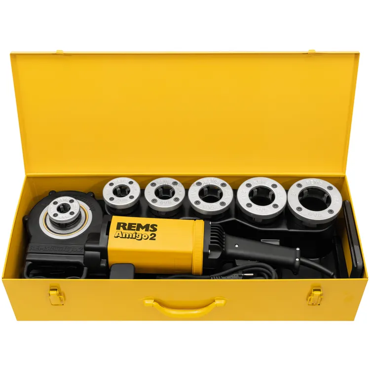 Máquina de Roscar REMS Amigo 2 Set R 1/2+3/4+1+1 1/4+1 1/2+2 1700 W