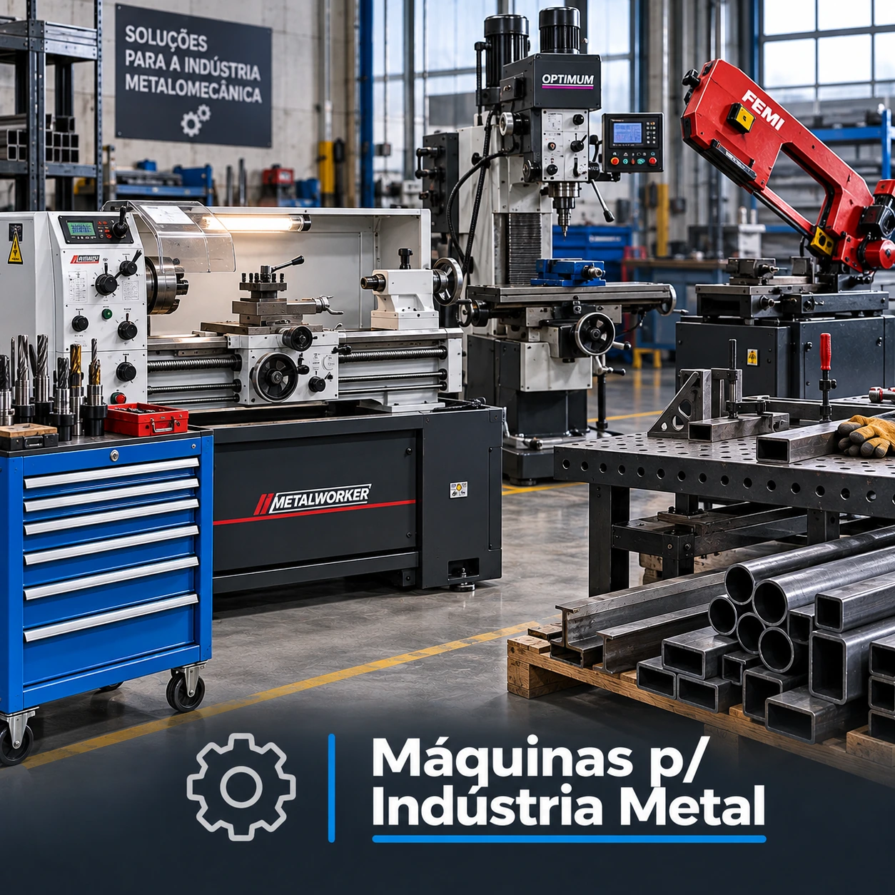 MÁQUINAS P/ INDÚSTRIA METAL