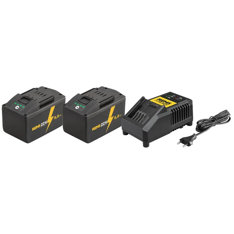 Power-Pack REMS 22V FC 2 x 9,0 AH + Carregador 120 W