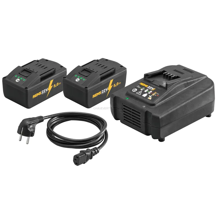 Power-Pack REMS 22V SFC 2 x 5,0 AH + Carregador 290 W