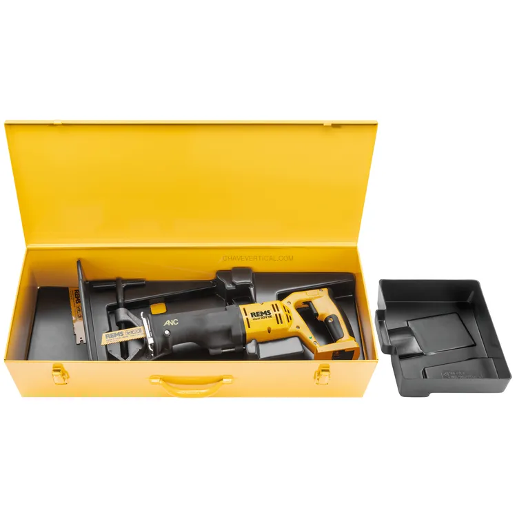 Serra de Sabre a Bateria para Tubos REMS Tiger 22V VE 500 W 1900 CPM sem Bateria