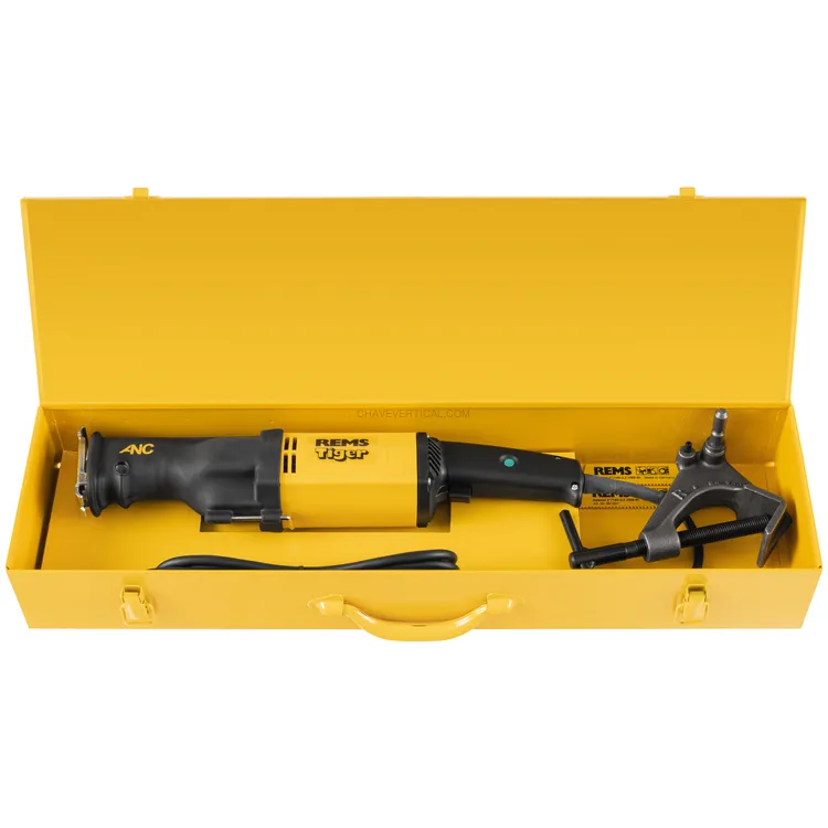 Serra de Sabre para Tubos REMS Tiger 1050 W com Guia de Fixação 2 POL