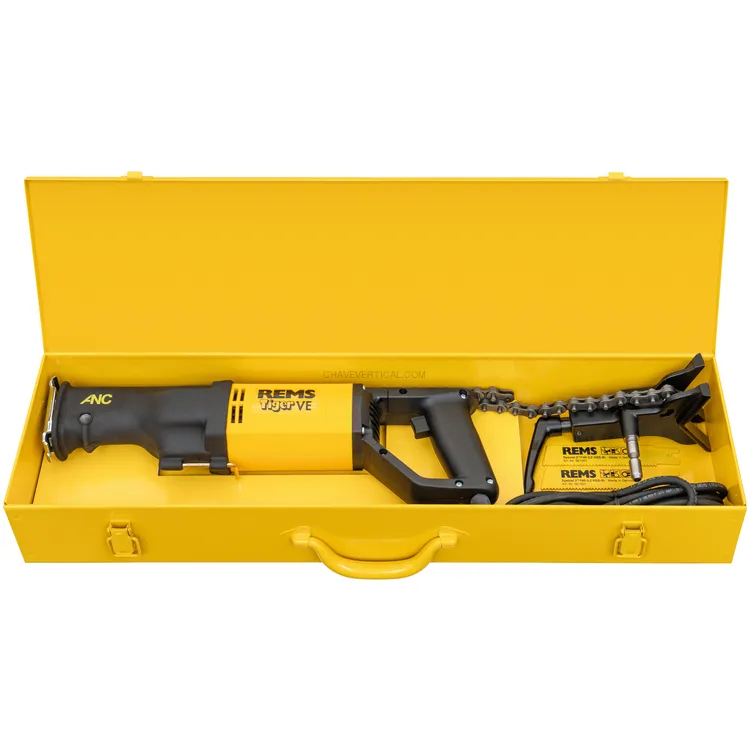 Serra de Sabre para Tubos REMS Tiger VE 1050 W 2400 CPM com Guia de Corrente 6 POL