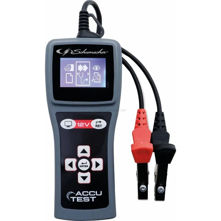 Testador de Baterias e Alternadores Digital SCHUMACHER ACCUTEST 12V 40-2000 CCA