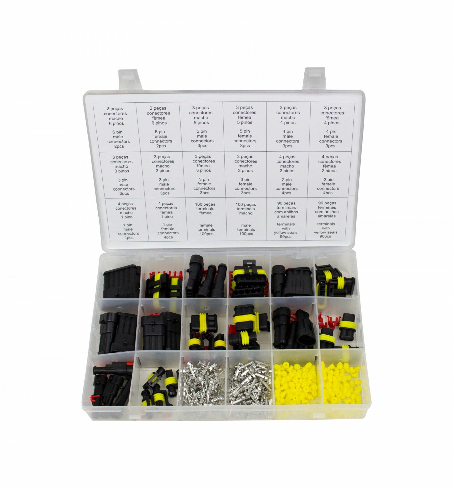 CONECTORES PROVA DE ÁGUA AUTO 424PCS KROFTOOLS