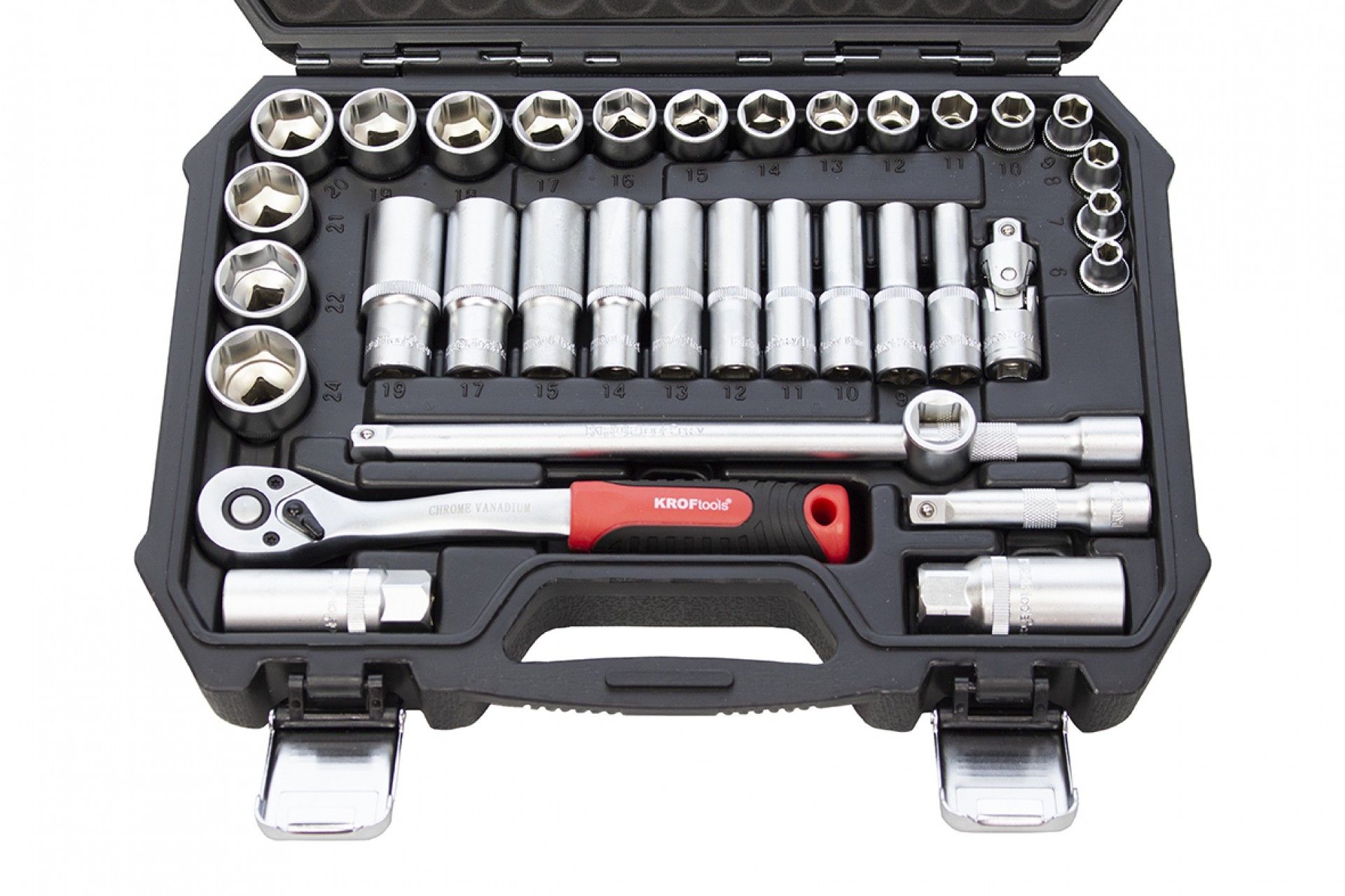 JOGO CHAVES CAIXA 35 PCS 3/8 KROFTOOLS