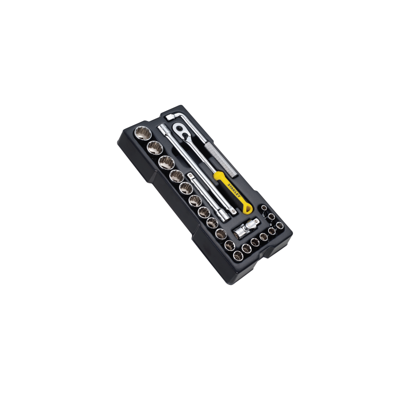 23 PEÇAS DE MECANICA MÉTRICA 1/2"-12 PTS STANLEY