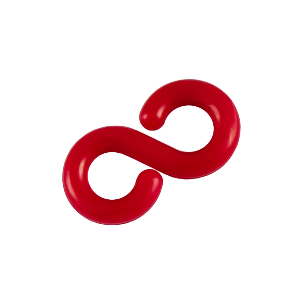 GANCHO UNIÃO DE PLÁSTICO VERMELHO JBM