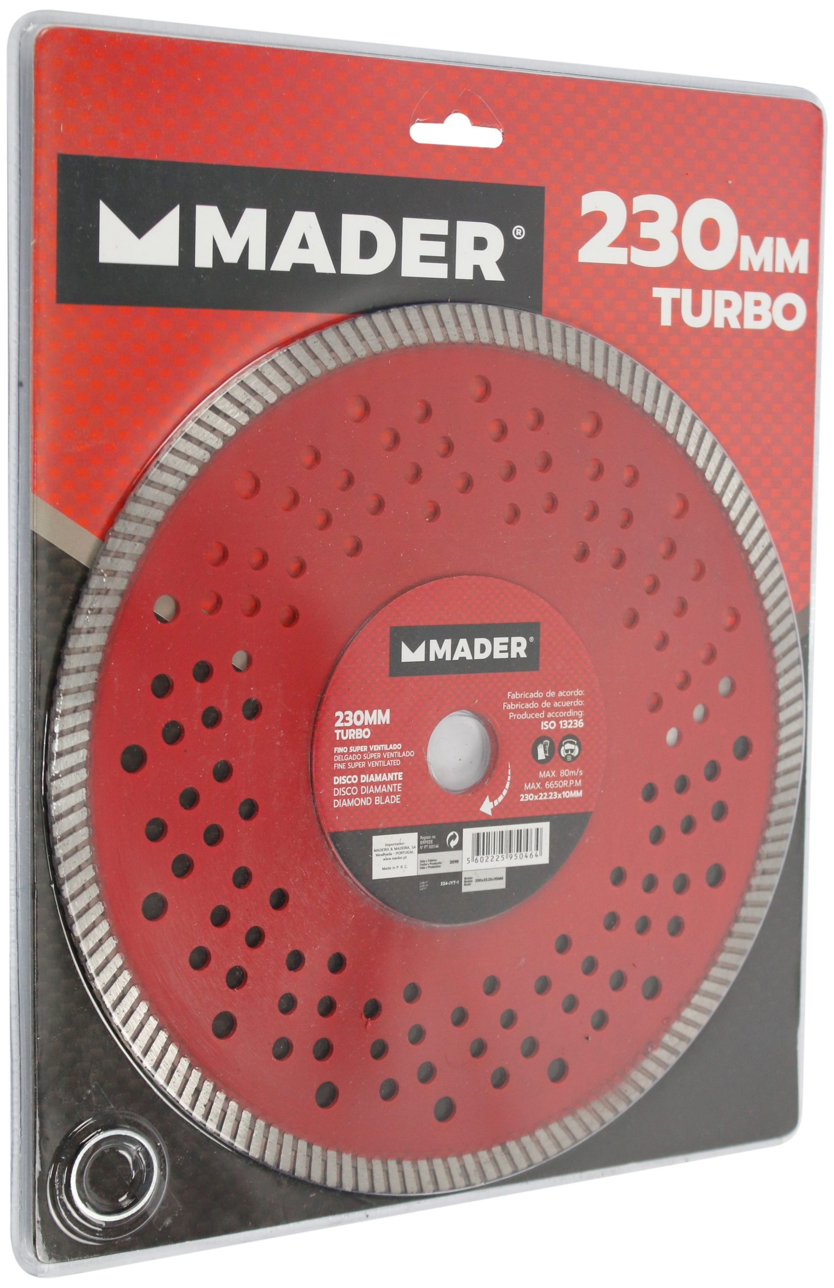 DISCO DIAMANTE TURBO 230MM MADER