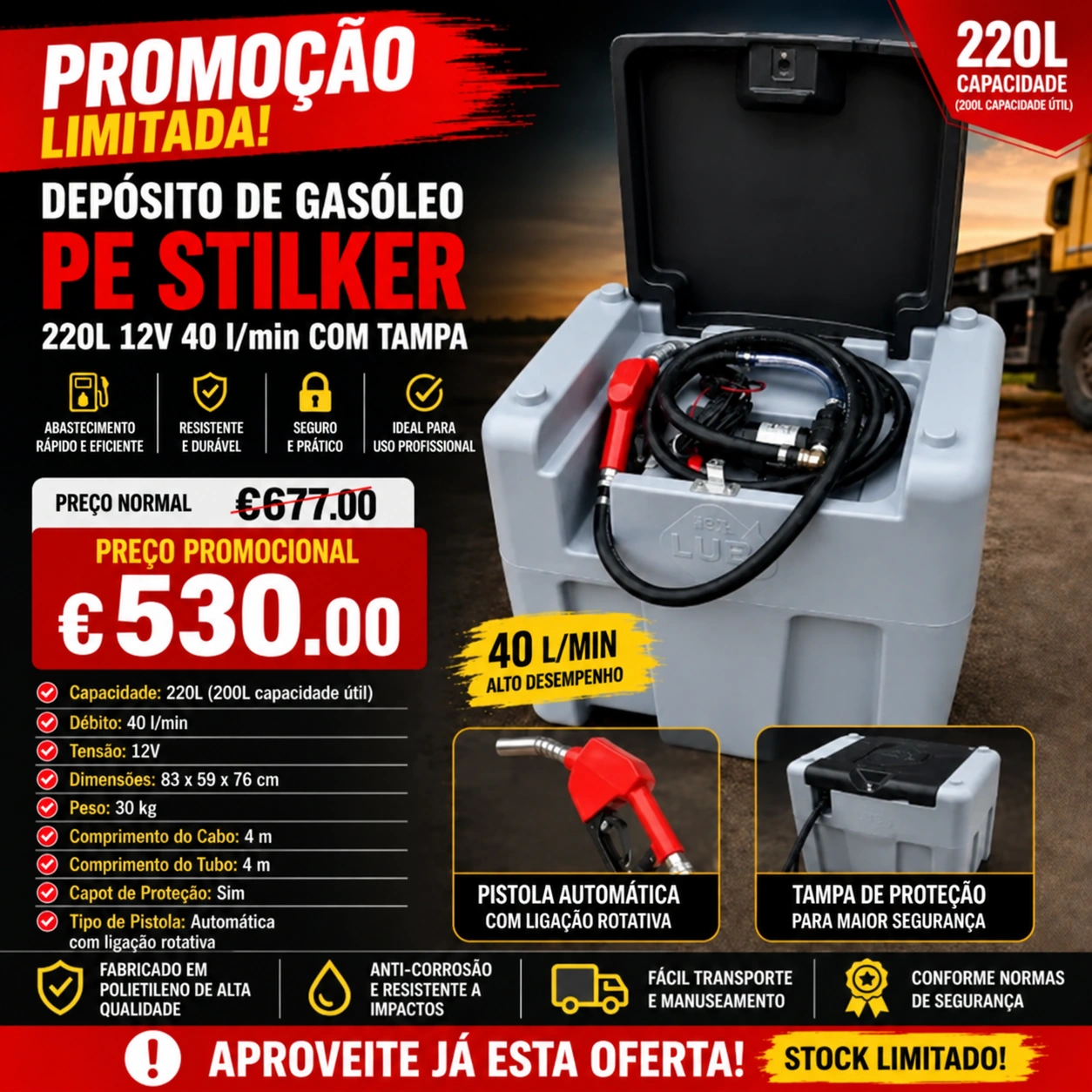 Elevação e logística