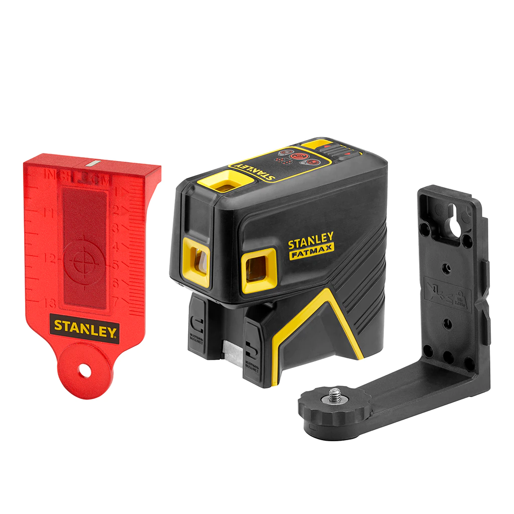 NIVEL A LASER DE 5 PONTOS-VERM. 30M+-3MM STANLEY