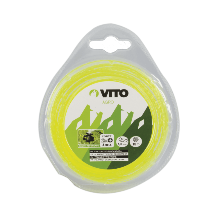 Fio torcido para rocadora 13mm 15 mt